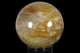 Beautiful, Polished Hematoid Quartz Sphere #177298-1